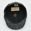 Gray Tweed Cap With Velvet Bands inside view