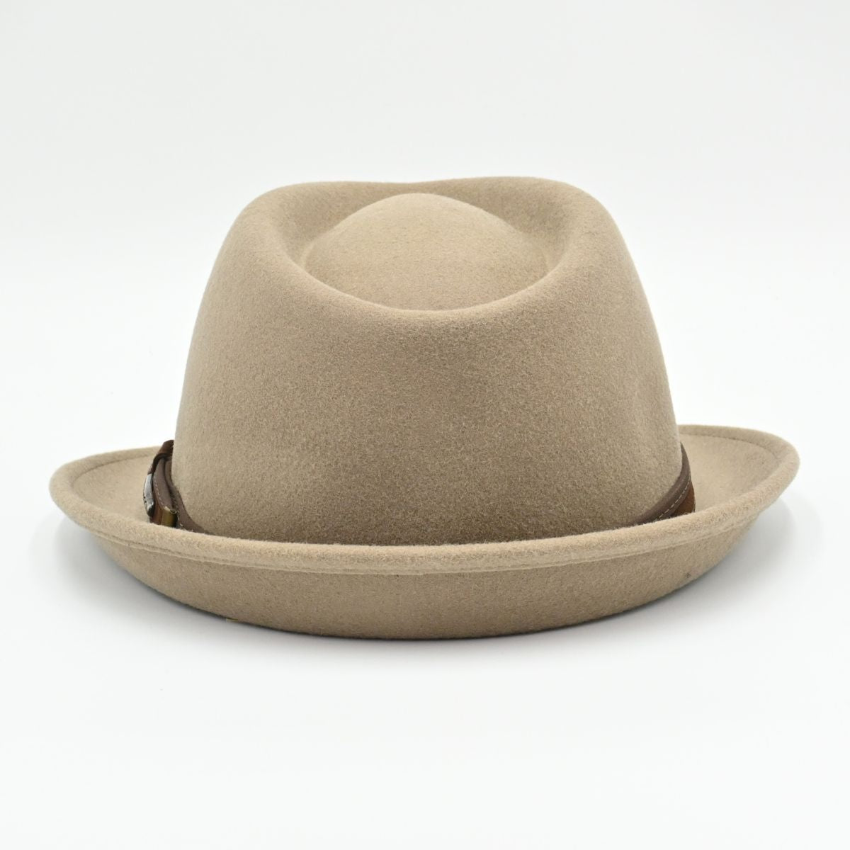 Beige Alpine Hat back view