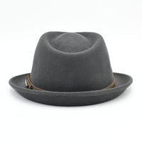Grey Alpine Hat back view