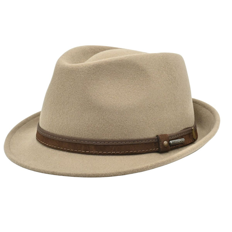 Beige Alpine Hat front view