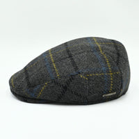 Grey Shetland Wool Cap side view