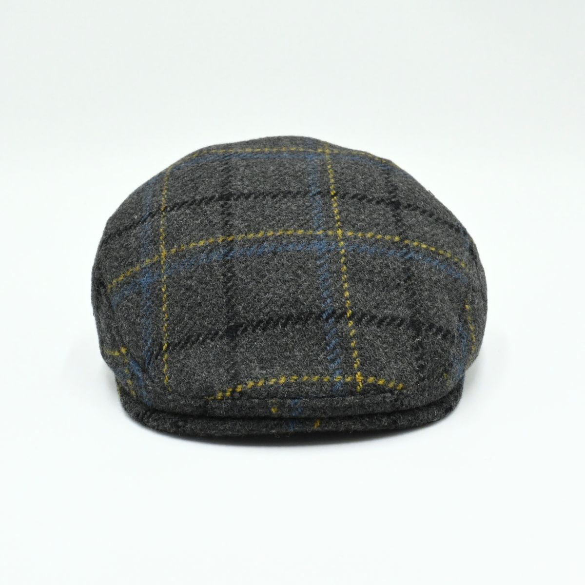 Grey Shetland Wool Cap front view