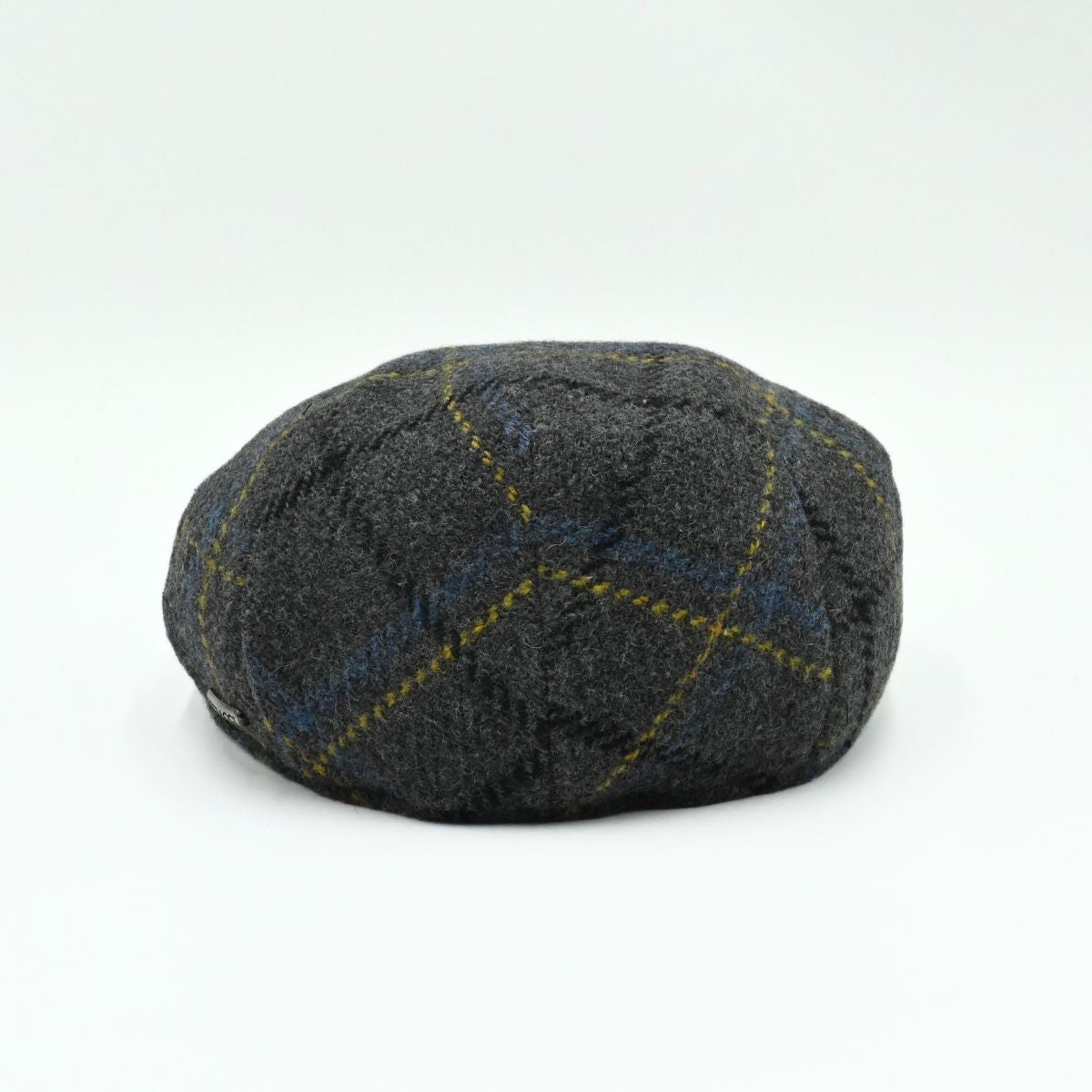 Grey Shetland Wool Cap back view