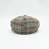 Light grey color Newsboy Shetland Fantasy Hat back view