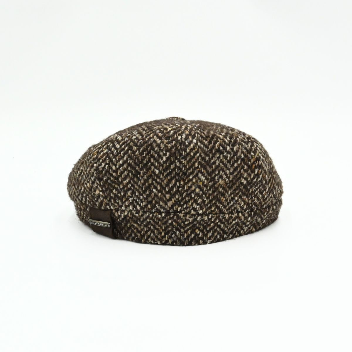 Italian Newsboy Hat – Herringbone Wool Cap for Men & Women