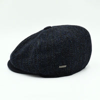 Navy Liguria Peaky Style Hat side view