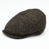 Brown Irish Newsboy Wool Hat front view