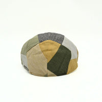 Multicolor Colorful Patchwork Cap back view