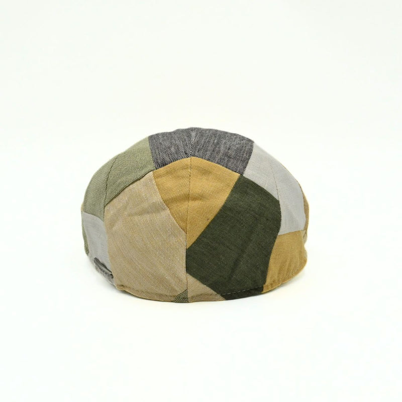 Colorful Patchwork Cap – Unisex Italian Linen Hat, Lightweight ...