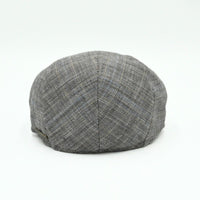 Beige Prince of Wales Pattern Cap back view