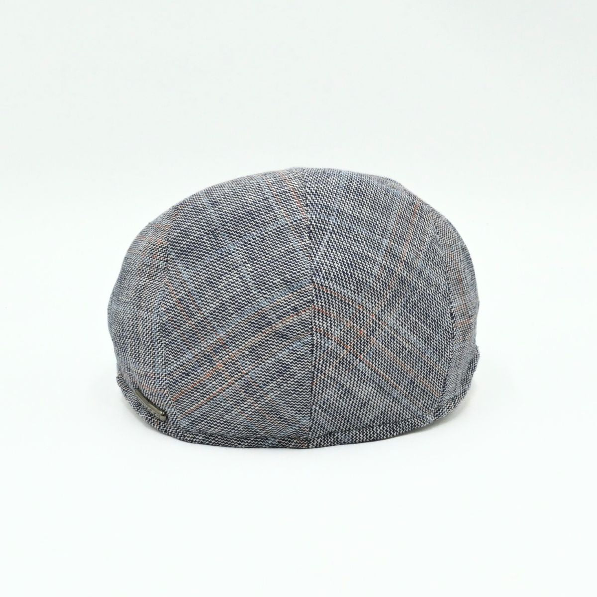 Grey Prince of Wales Pattern Cap back view