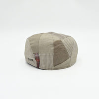 Beige Patchwork Cap back view