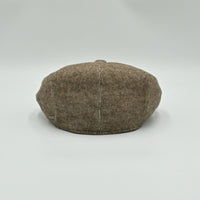 Brown Como Peaky Hat back view
