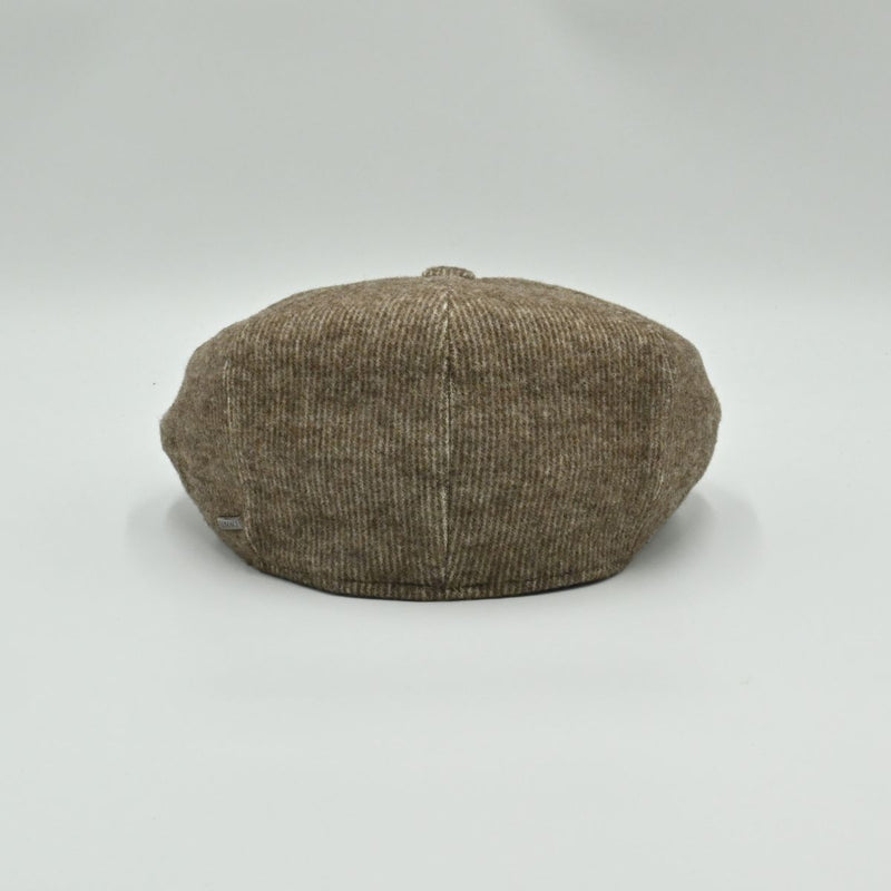 Brown Como Peaky Hat back view