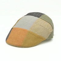 Multicolor Colorful Patchwork Cap front view