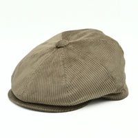 brown Arezzo Newsboy Hat front view