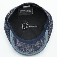 blue Torino Peaky Hat inside view