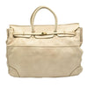 beige Firenze Soft Leather Tote front