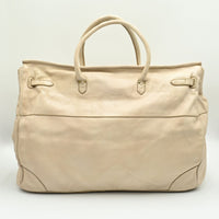 beige Firenze Soft Leather Tote back
