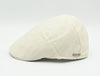 Ecru flat cap
