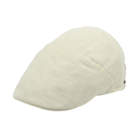 Ecru flat cap