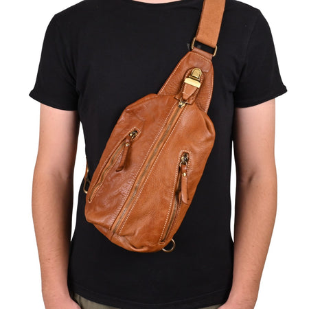 cognac cross body