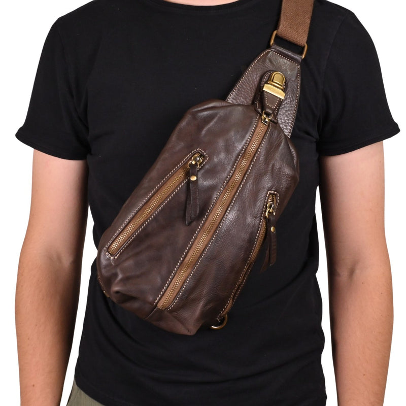 brown cross body