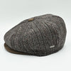 Brown Liguria Peaky Style Hat side view