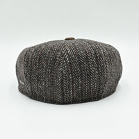Brown Liguria Peaky Style Hat back view