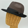 1930's Style Two Tone Hat-Hat-Petracci-Cappello Fashion Company | Black/Brown