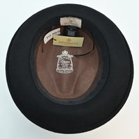 1930's Style Two Tone Hat-Hat-Petracci-Cappello Fashion Company | Black/Brown