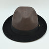 1930's Style Two Tone Hat-Hat-Petracci-Cappello Fashion Company | Black/Brown