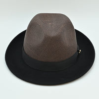 1930's Style Two Tone Hat-Hat-Petracci-Cappello Fashion Company | Black/Brown