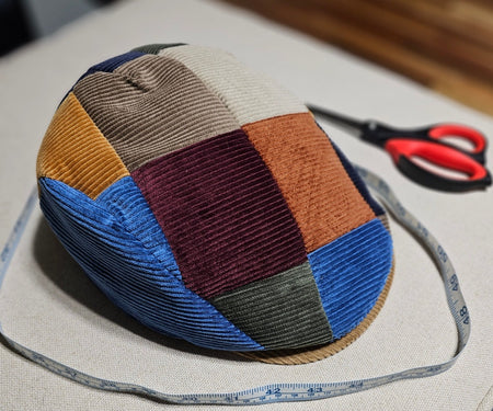 Velvet Patchwork Cap