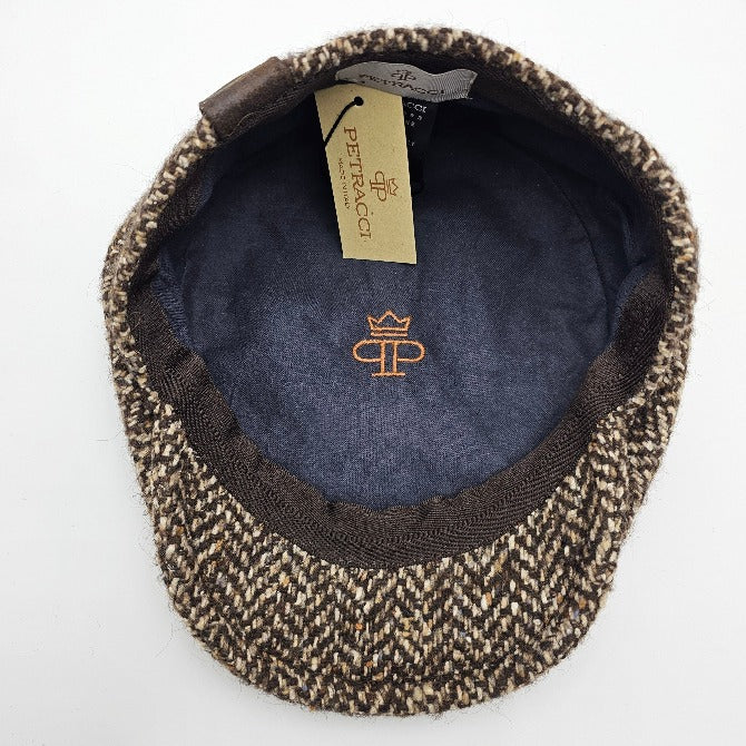 Herringbone Pattern Irish Newsboy Hat