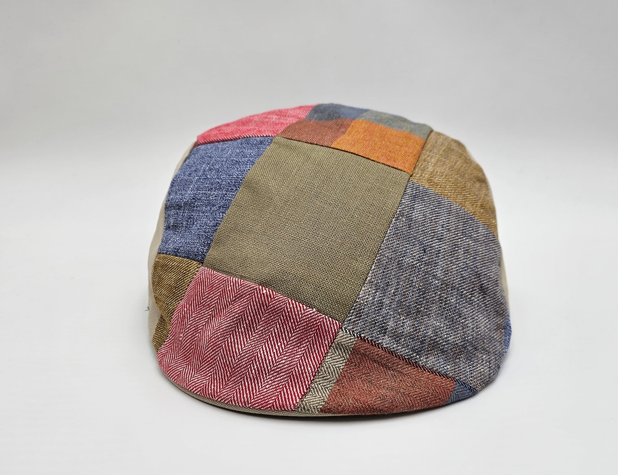 Multi Color Patchwork Pattern Cap