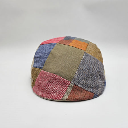 Multi Color Patchwork Pattern Cap