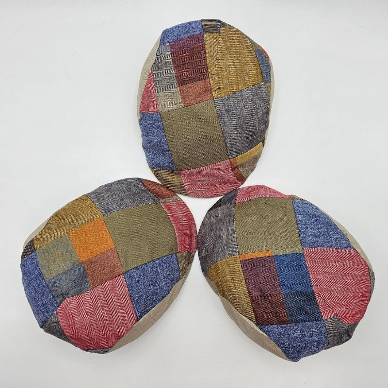 Multi Color Patchwork Pattern Cap