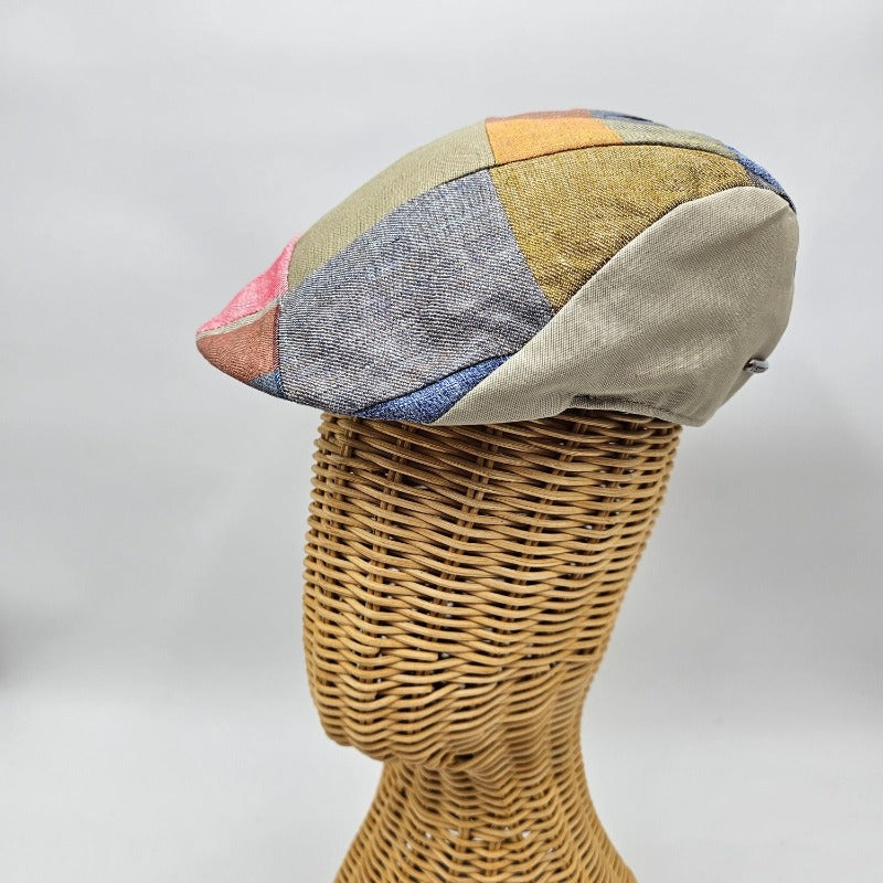 Multi Color Patchwork Pattern Cap