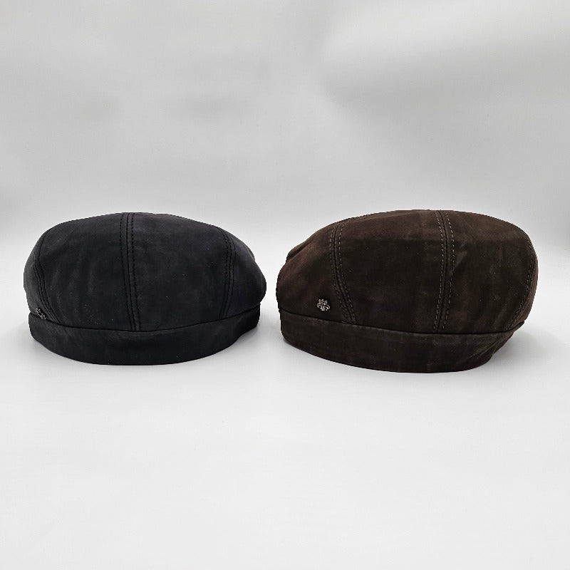 Leather Irish Newsboy Hat