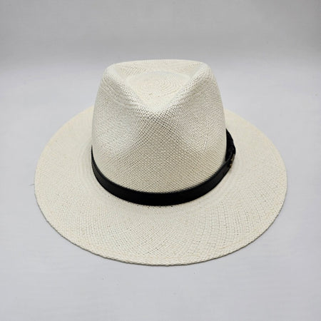 Panama Hat Indiana Style With Leather Strap