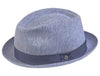 Linen Porkpie Hat