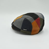 Handmade Italian Leather Patchwork Cap