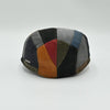 Multicolor Napoli Leather Patchwork Cap back view