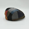 Multicolor Napoli Leather Patchwork Cap side view