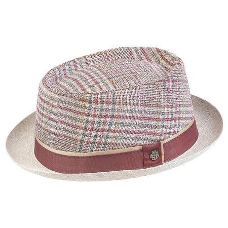 Linen Porkpie Hat