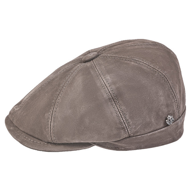 Leather Irish Newsboy Hat