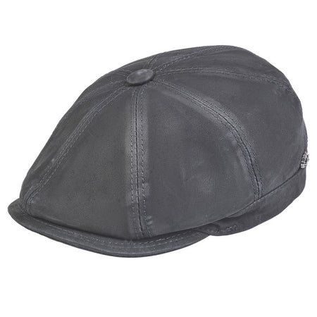 Leather Irish Newsboy Hat