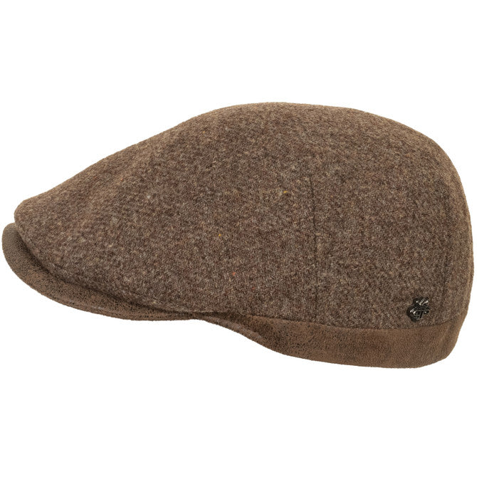 Solid Color Shetland Wool Cap.