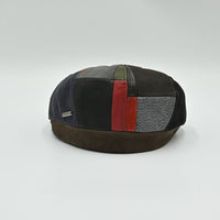 Napoli Leather Newsboy Hat